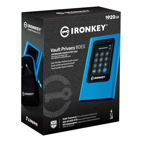 Kingston IronKey Vault Privacy 80 1920 Go - vue 3