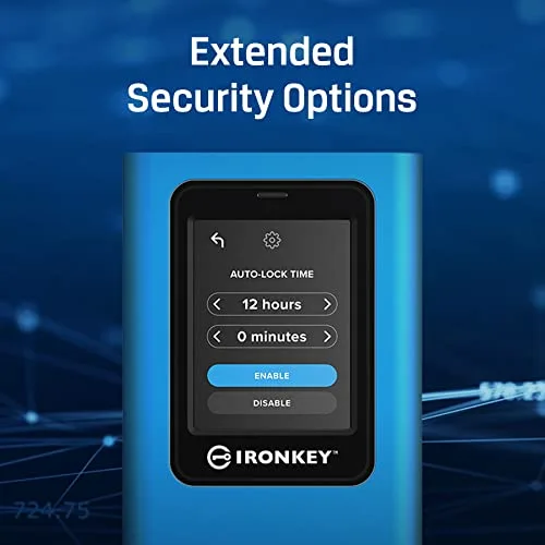 Kingston IronKey Vault Privacy 80 960 Go - vue 7