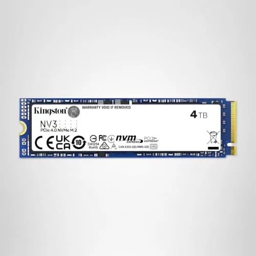 Kingston NV3 4 To PCIe 4.0 NVMe - vue 8
