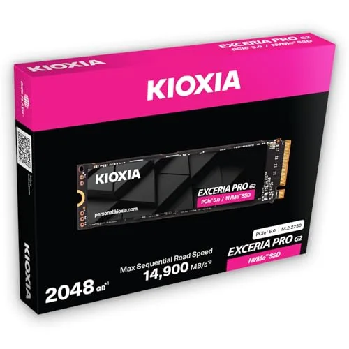 Kioxia EXCERIA PRO G2 2TB SSD PCIe 5.0 - vue 7