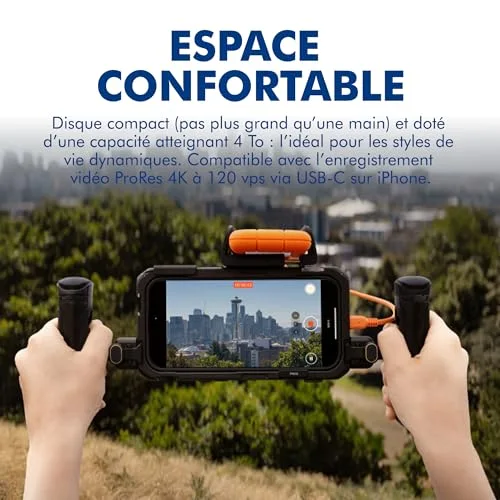 LaCie Rugged SSD4 4TB - vue 8