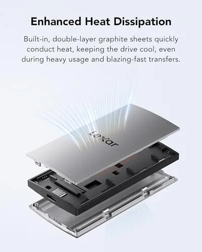 LEXAR ES3 SSD Externe 1 To - vue 4