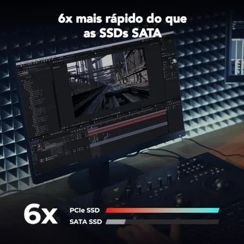 Lexar NM610 Pro 500 Go SSD M.2 NVMe - vue 5