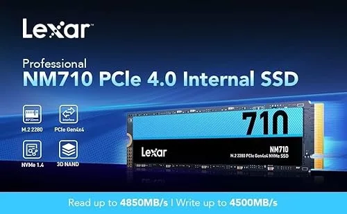 Lexar NM710 1 To SSD PCIe 4.0 - vue 5