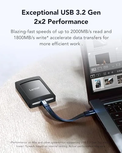 Lexar SL500M 2 To SSD Externe - vue 3