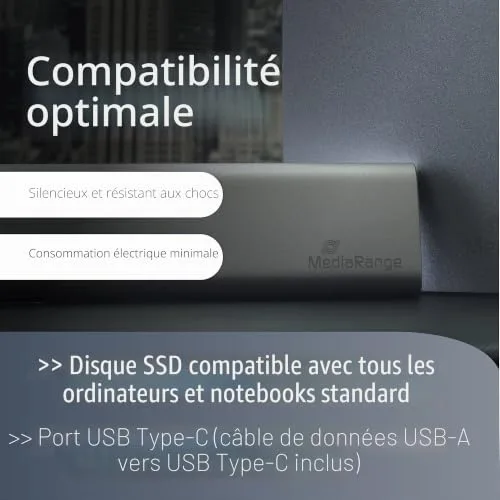 MediaRange MR1100 SSD Externe 120 Go - vue 4