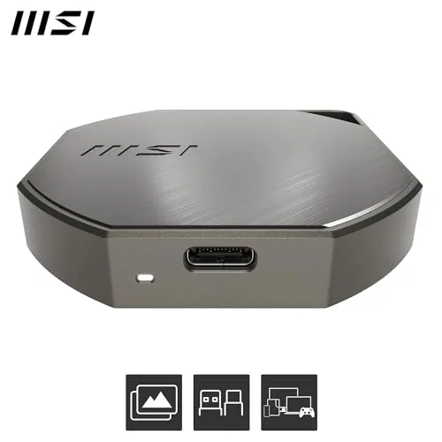 MSI DATAMAG 40Gbps 1TB SSD Externe - vue 5