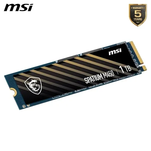 MSI SPATIUM M450 1 To PCIe 4.0 - vue 5