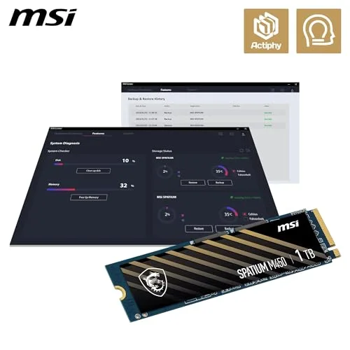 MSI SPATIUM M450 1 To PCIe 4.0 - vue 8