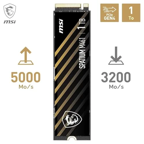 MSI SPATIUM M461 1 To - vue 2