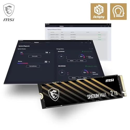 MSI SPATIUM M461 2 To - vue 8