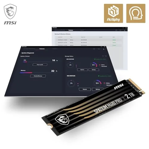 MSI SPATIUM M480 PRO 2 To SSD - vue 8