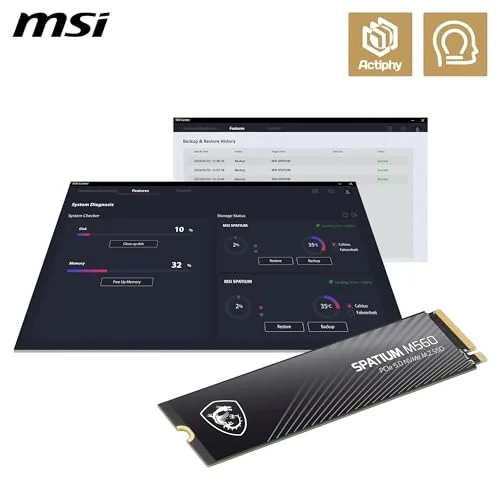 MSI SPATIUM M560 1 To PCIe 5.0 - vue 7