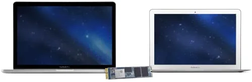 OWC Aura Pro X2 960 Go SSD - vue 2