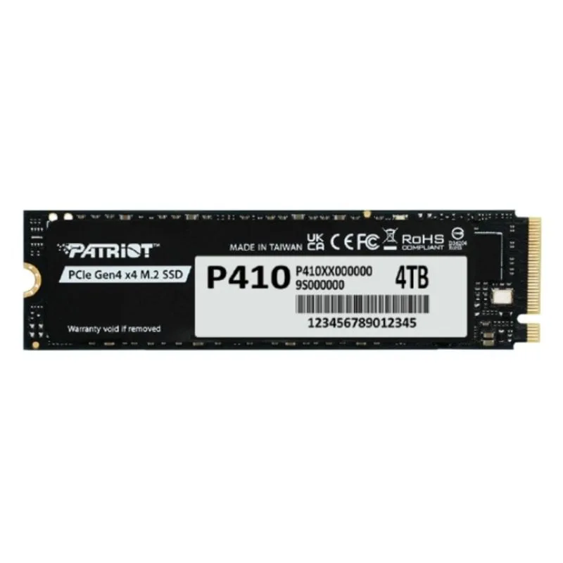 Patriot P410 4TB M.2 SSD NVMe PCIe 4.0