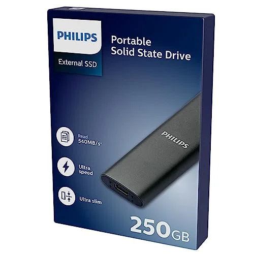 Philips FM25SS030P SSD Externe 250 Go - vue 2