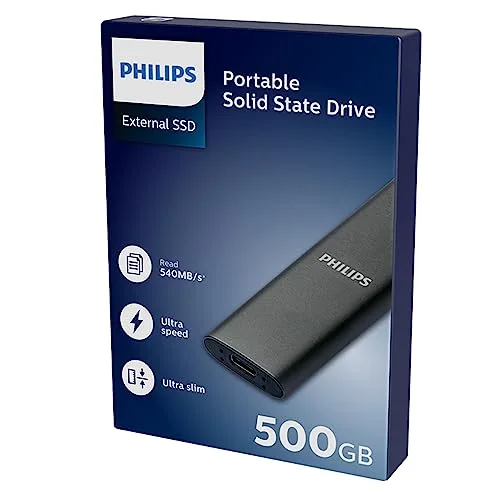Philips FM50SS030P SSD Externe 500 Go - vue 2