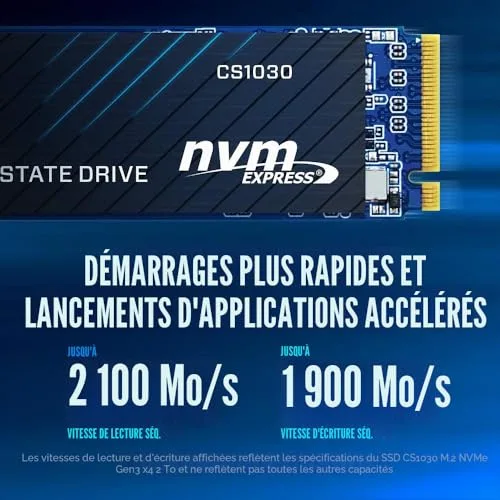 PNY CS1030 250 Go - vue 3