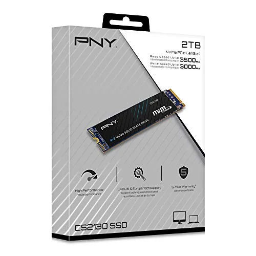PNY CS2130 SSD 2 To M.2 NVMe - vue 6
