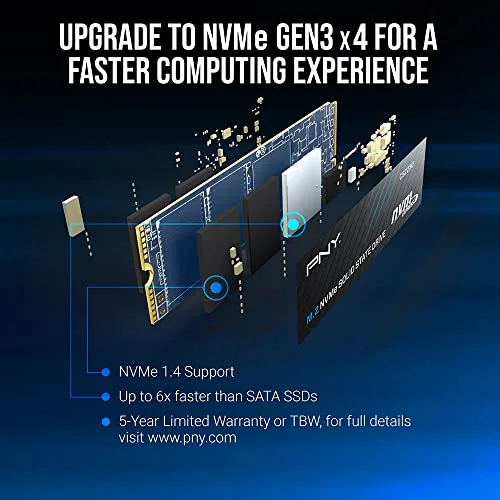 PNY CS2230 1 To SSD M.2 NVMe - vue 5