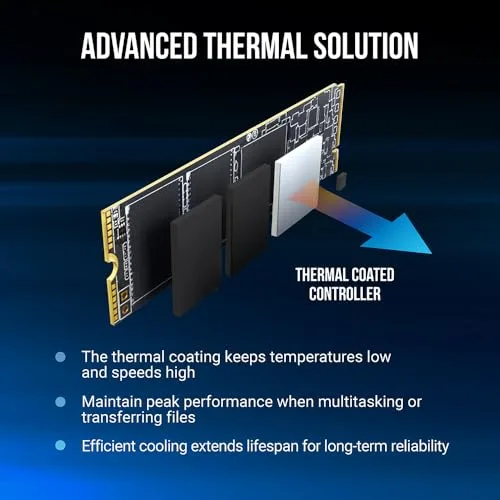 PNY CS2230 1 To SSD M.2 NVMe - vue 6