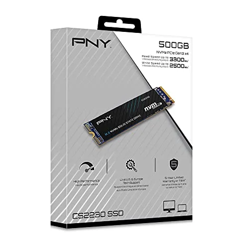 PNY CS2230 500 Go SSD M.2 NVMe - vue 8