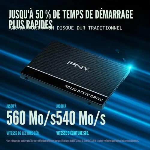 PNY CS900 1 To SATA - vue 3