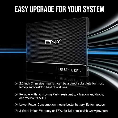PNY CS900 SSD 250 Go - vue 5