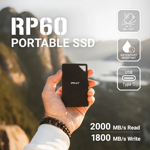 PNY RP60 SSD 1 To - vue 2