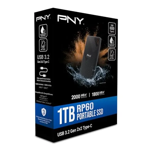 PNY RP60 SSD 1 To - vue 8