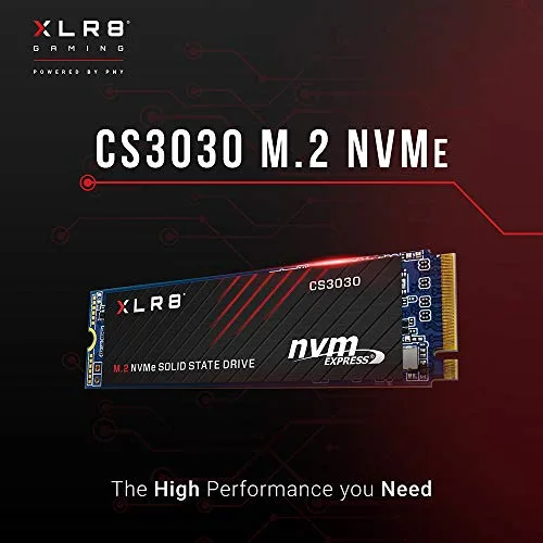 PNY XLR8 CS3030 SSD 1 To M.2 NVMe - vue 3
