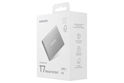 Samsung T7 Resurrected 1TB SSD Externe - vue 5
