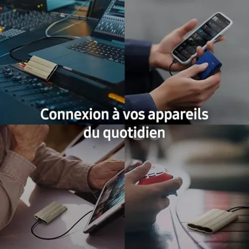 Samsung T7 Shield 2 To Noir - vue 8