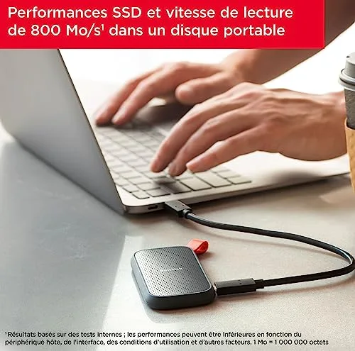 SanDisk E30 1 To SSD Externe - vue 4