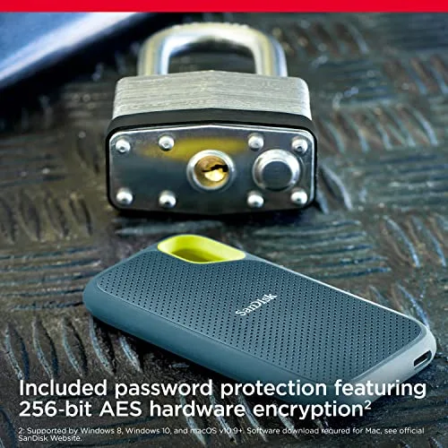 SanDisk Extreme Portable SSD V2 2TB - vue 6