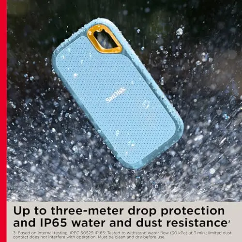 SanDisk Extreme Portable V2 4 To - vue 6