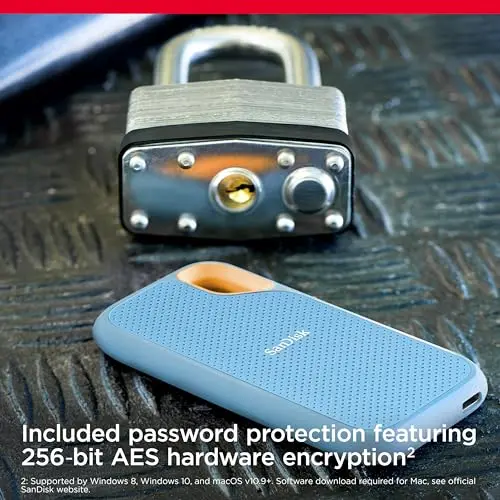 SanDisk Extreme Portable V2 4 To - vue 7