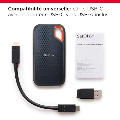 SanDisk Extreme SSD 8 To Externe - vue 5