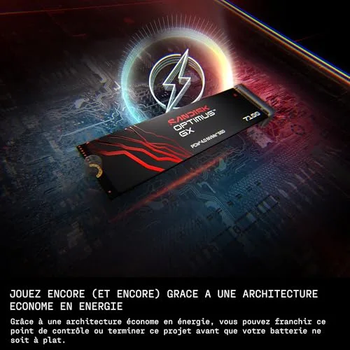 SanDisk Optimus GX 7100 1 To - vue 4