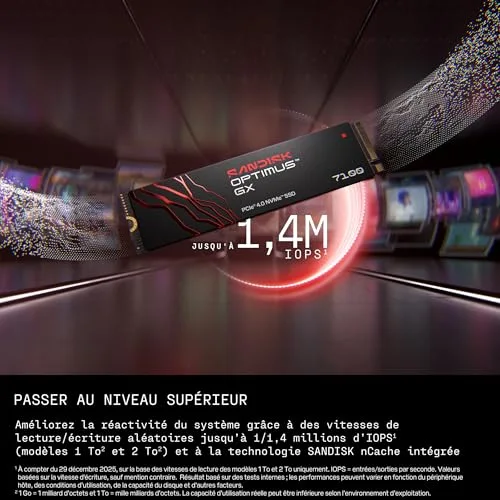 SanDisk Optimus GX 7100 500 Go - vue 5