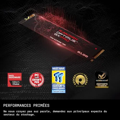 SanDisk Optimus GX PRO 8100 2 To - vue 2