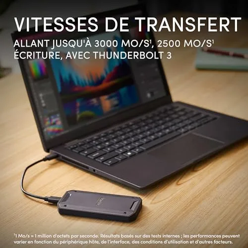 SanDisk PRO-G40 1TB SSD Thunderbolt 3 - vue 2