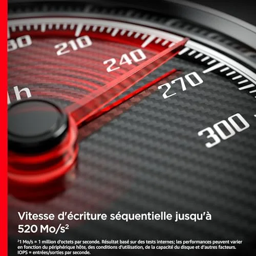SanDisk Ultra 3D SSD 4 To - vue 3