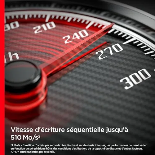 SanDisk Ultra 3D SSD 500 Go - vue 3
