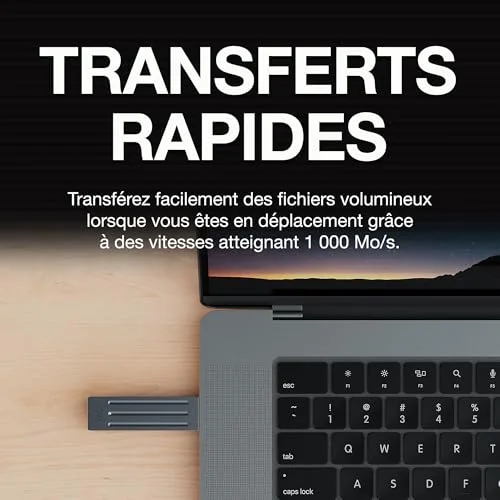 Seagate Ultra Compact STMX1000400 1 To - vue 5