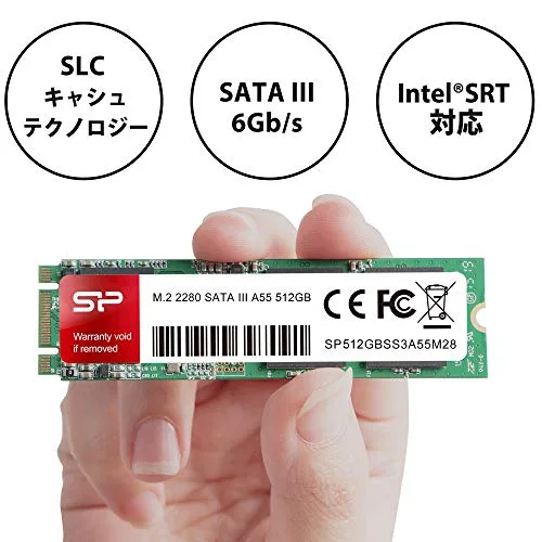 Silicon Power A55 128 Go M.2 SATA - vue 3
