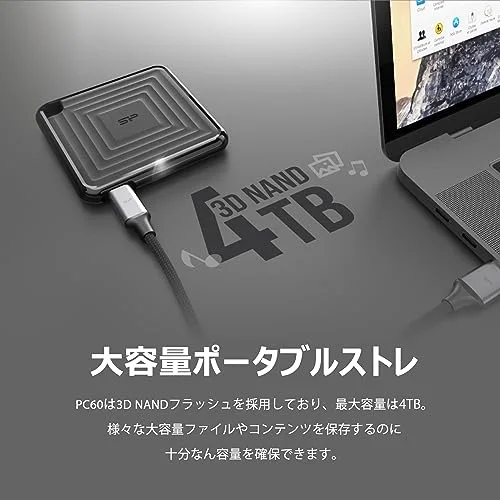 Silicon Power PC60 512 Go - vue 3