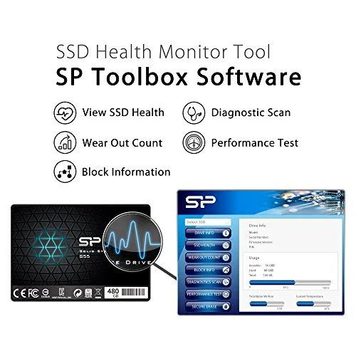 Silicon Power S55 480 GB SSD - vue 6