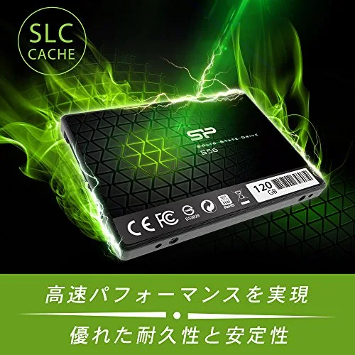 Silicon Power Slim S56 120GB SSD - vue 2