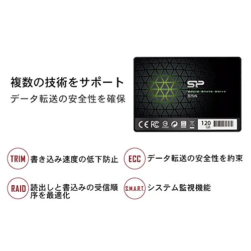 Silicon Power Slim S56 120GB SSD - vue 6